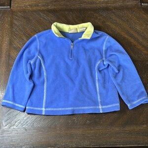 Lands' End Kids Blue and Yellow Sweater